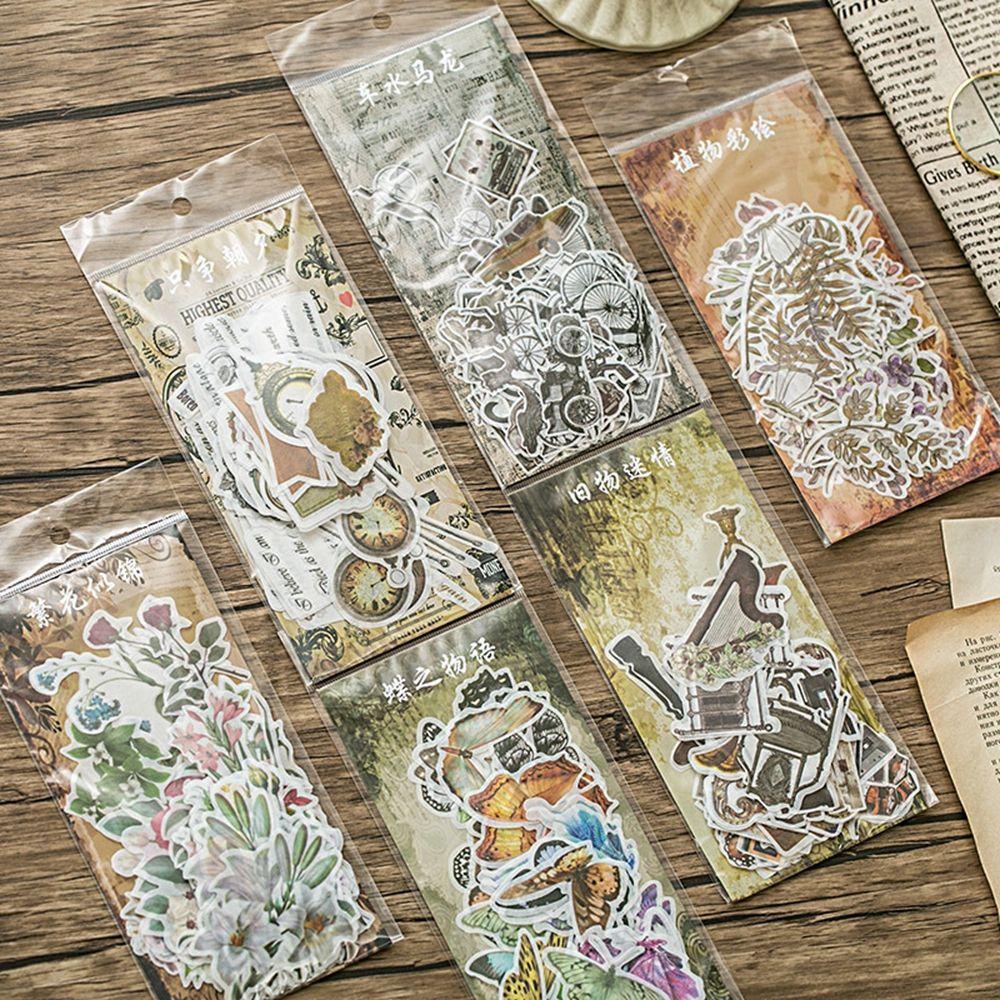 Giấy Dán Hình Cây Nấm / Hoa Lá / Sổ Ghi Kế Hoạch AUGUSTINA Trang Trí Thủ Công