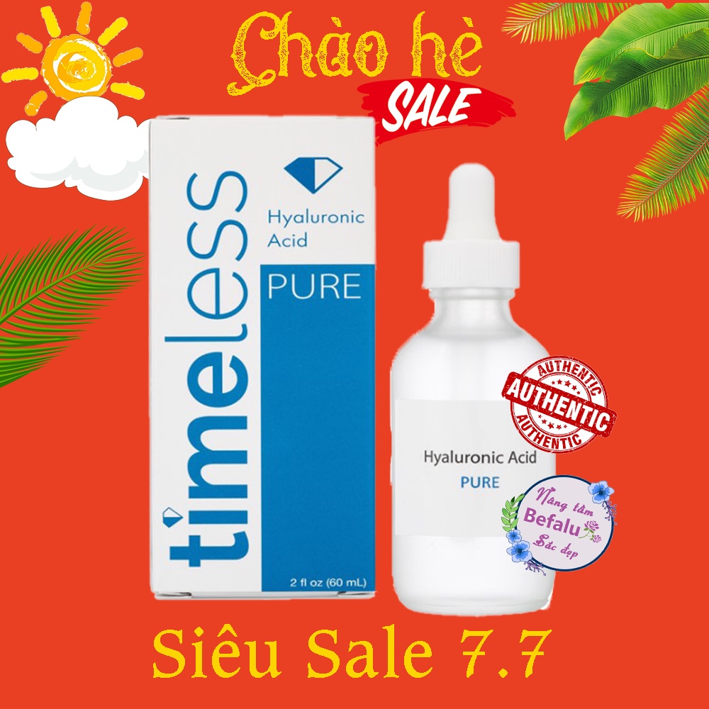 Serum Timeless Hyaluronic Serum Cấp Nước - 30ml