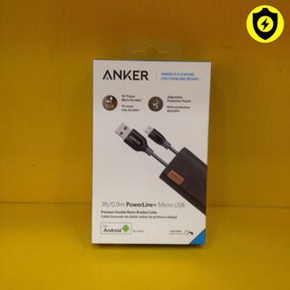 Cáp sạc Micro USB Anker PowerLine Dài 0.9m A8142