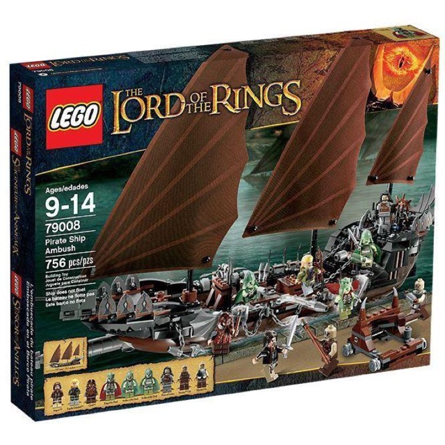 Lego 79008 Pirate Ship Ambush – Tàu Cướp biển trong The Lord of the Rings – Chúa tể những chiếc nhẫn nguyên hộp