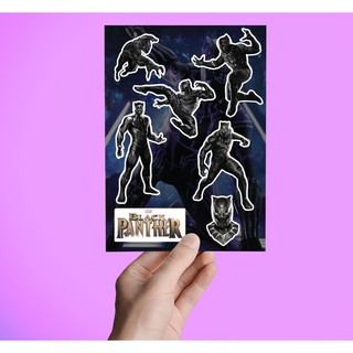 Sticker tem dán - Black Panther