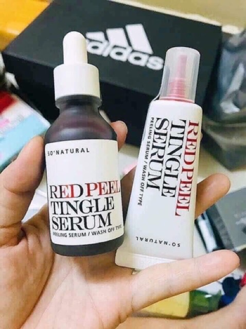 Serum thay da sinh học SO NATURAL RED PEEL TINGLE