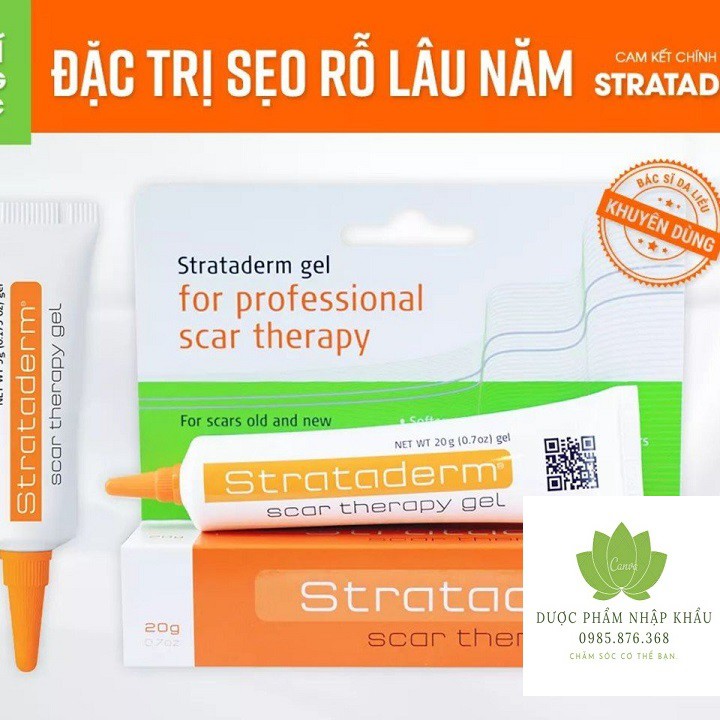 Kem sẹo Strataderm – Gel hỗ trợ phục hồi sẹo xấu - 5g 10g 20g