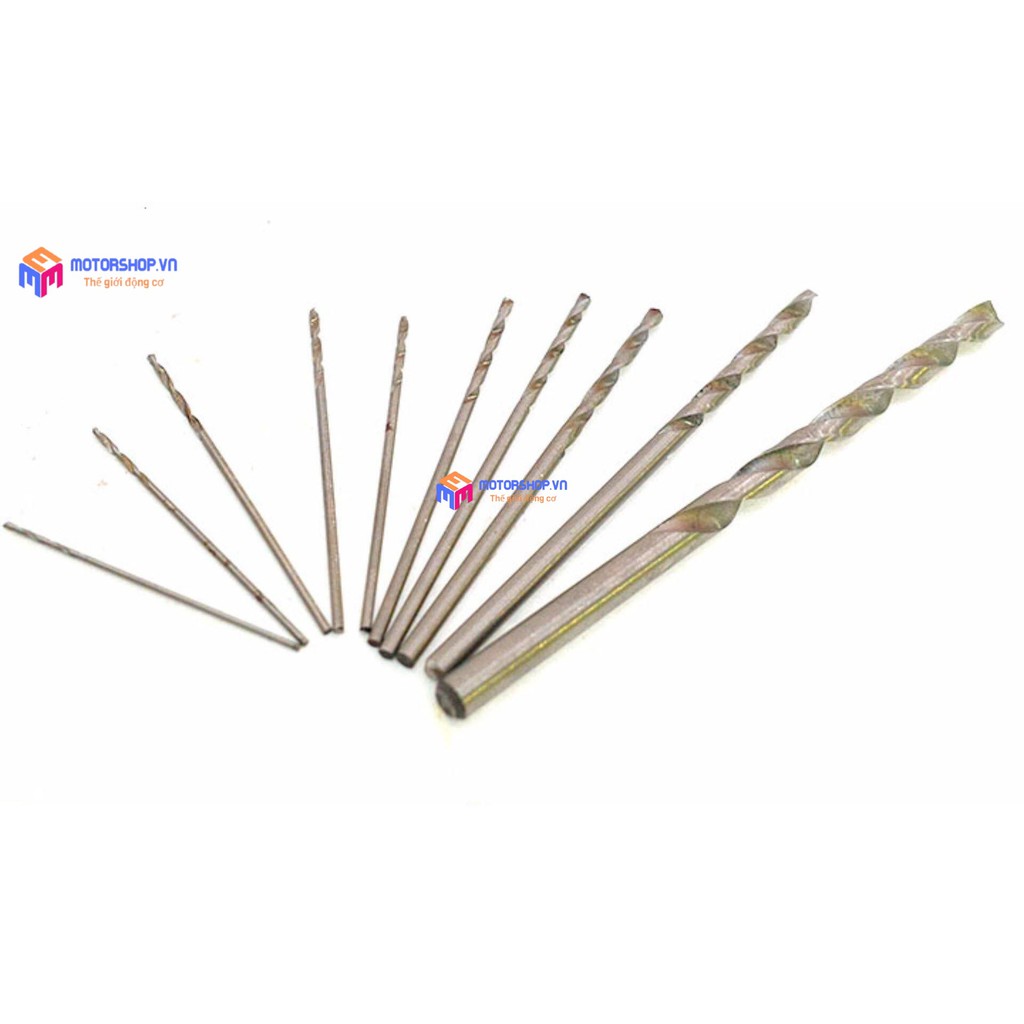 MTS Mũi Khoan Mini 0.7mm 0.8mm, 1mm, 1.2mm, 1.5mm, 2mm, 2.5mm, 3mm