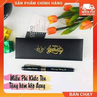 Bút Ký Kim Loại Cao Cấp Khắc Tên BK061 - Tặng Hộp Bút [ Làm Quà Tặng Sinh Nhật, Quà Tặng Sếp, Quà Tặng Ý Nghĩa, Độc Đáo]