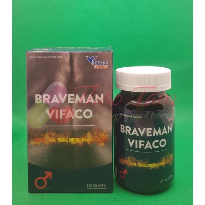 Viên uống tăng cường sinh lý phái mạnh BRAVEMAN VIFACO H30V