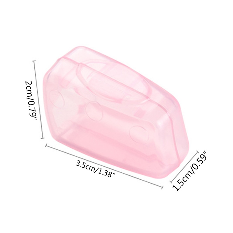 Bộ 5 Vỏ Bọc Đầu Bàn Chải Đánh Răng Gọn Nhẹ Cho Du Lịch/Leo Núi/Cắm Trại