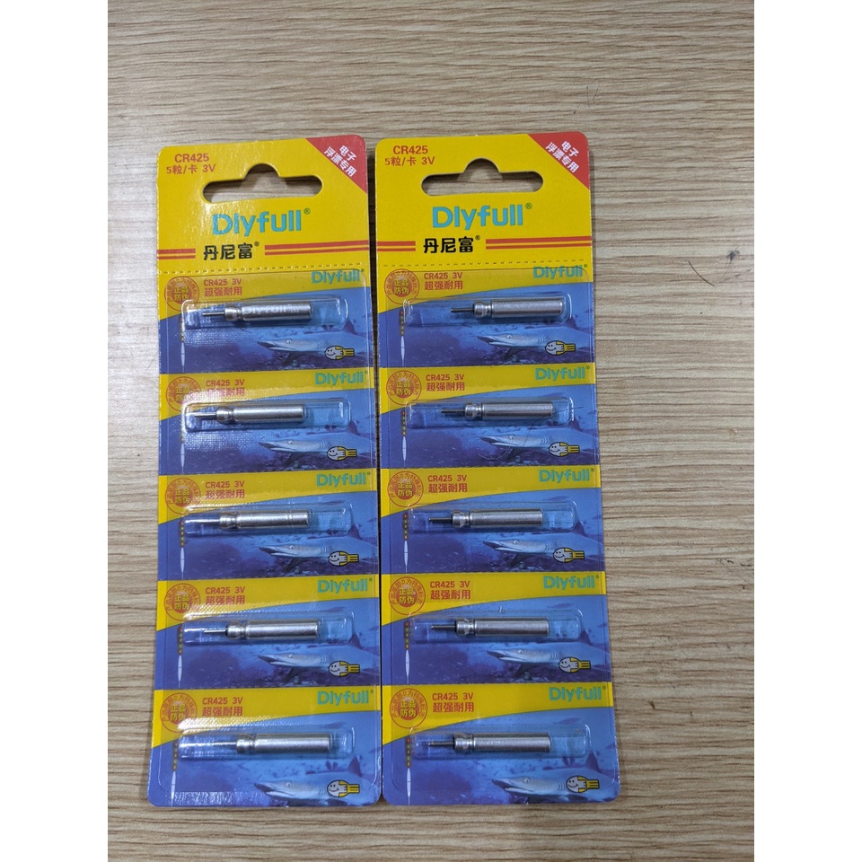 Pin điện tử Dlyfull CR425  - Dùng lắp phao câu đêm - Phụ kiện câu cá