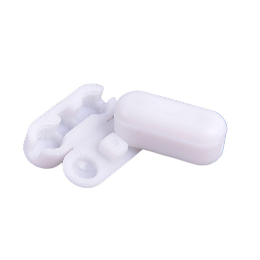 HARRIETT Phụ Kiện Rèm Cửa Bằng Nhựa Màu Trắng Chất Lượng Cao