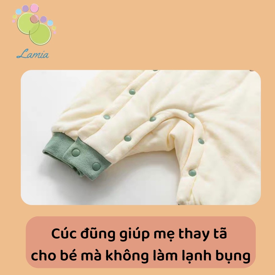 Body Nỉ Trần Bông Siêu Dày Mặc Đại Hàn Cho Bé Sơ Sinh Hàng Quảng Châu Cao Cấp 𝟏𝟗𝐁𝐃𝐃