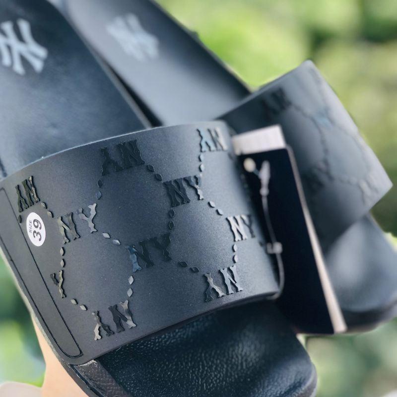 Dép unisex 𝐌𝐋𝐁 ❤️FREESHIP + Hộp❤️ dép đúc mlb monogram ny GV bóng chày quai ngang thể thao nam nữ in nổi NY chất xịn