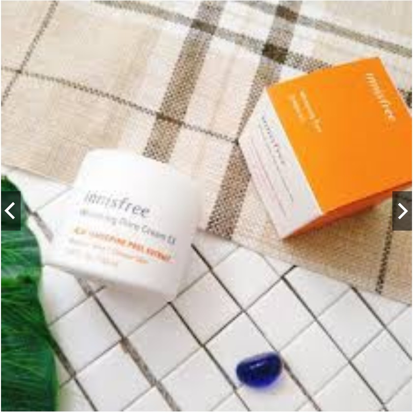 Kem Dưỡng (chính hãng) Kem Dưỡng Trắng Da Innisfree Whitening Pore Cream EX 50ml,Tăng cường gấp đôi dưỡng chất cho da