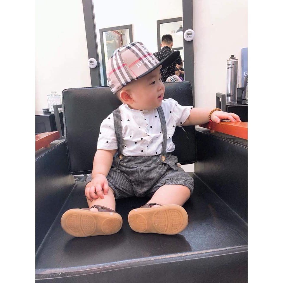 Yếm Chấm Bi Bé Trai  Sang Chảnh Bảnh Bao cho bé 1-4 tuổi- Shubishop.vn .