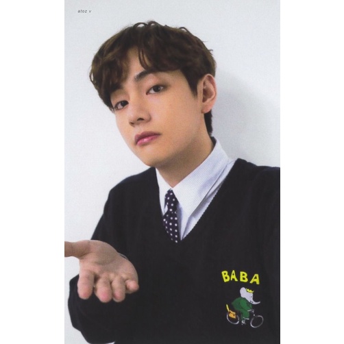 card bo góc Taehyung nhóm nhạc BTS chính hãng