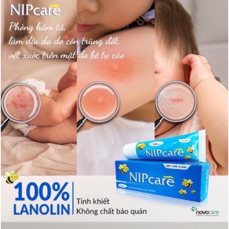 Kem bôi nứt đầu ti NIPcare - giảm hăm tã cho bé