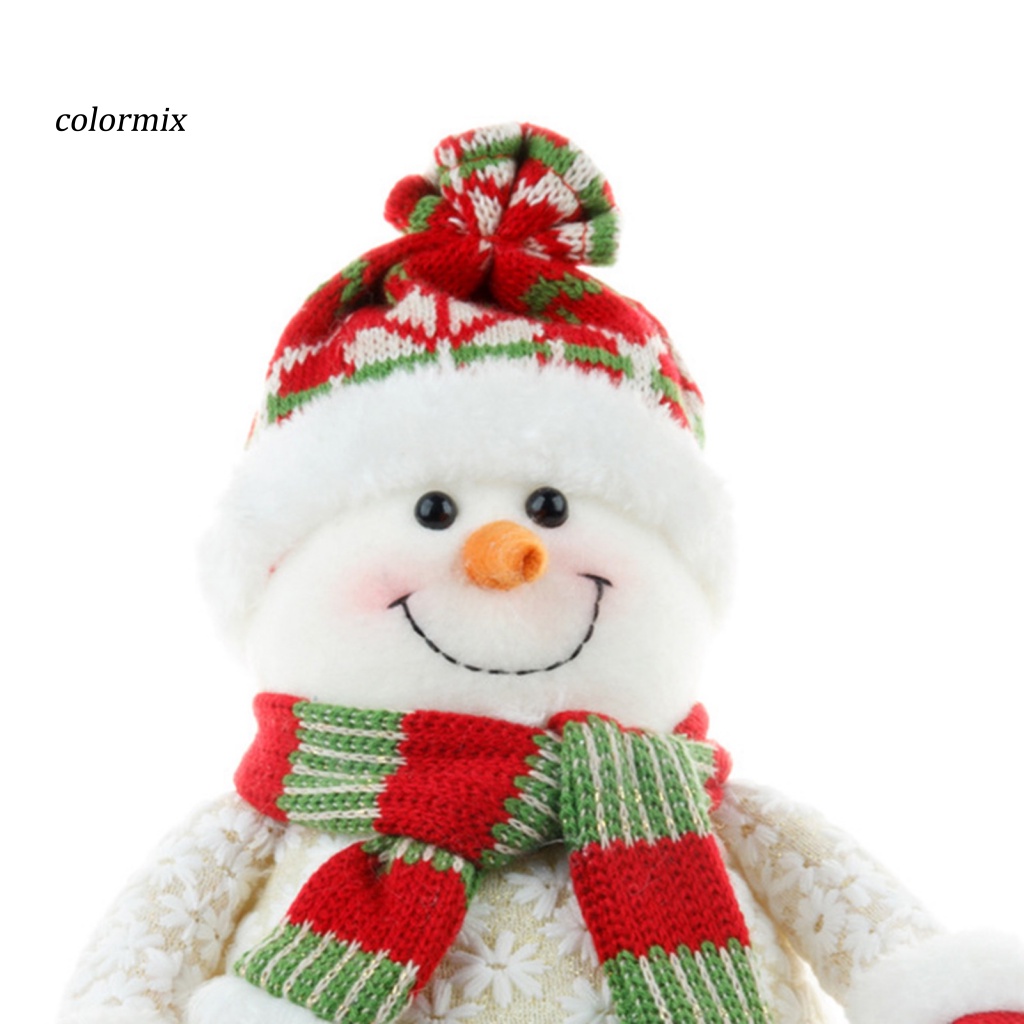 Búp Bê Hình Ông Già Noel / Người Tuyết Màu Sắc Tươi Sáng Trang Trí Giáng Sinh