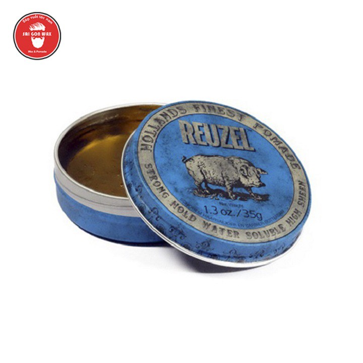 Sáp vuốt tóc Reuzel Blue Pomade - xanh dương