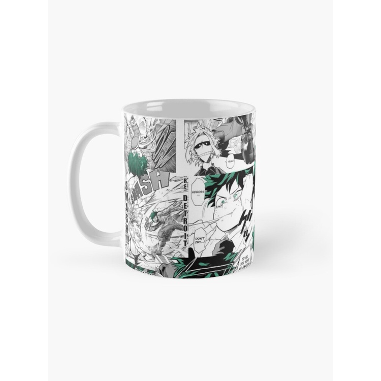 Cốc sứ My Hero Academia Deku Manga Collage