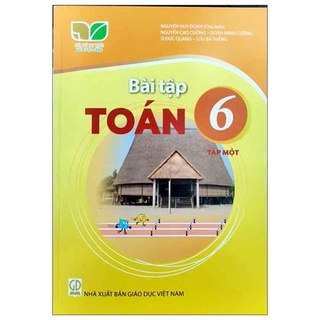 Sách bài tập toán 6 tập 1 và 2 tập giấy kiểm tra cấp 2