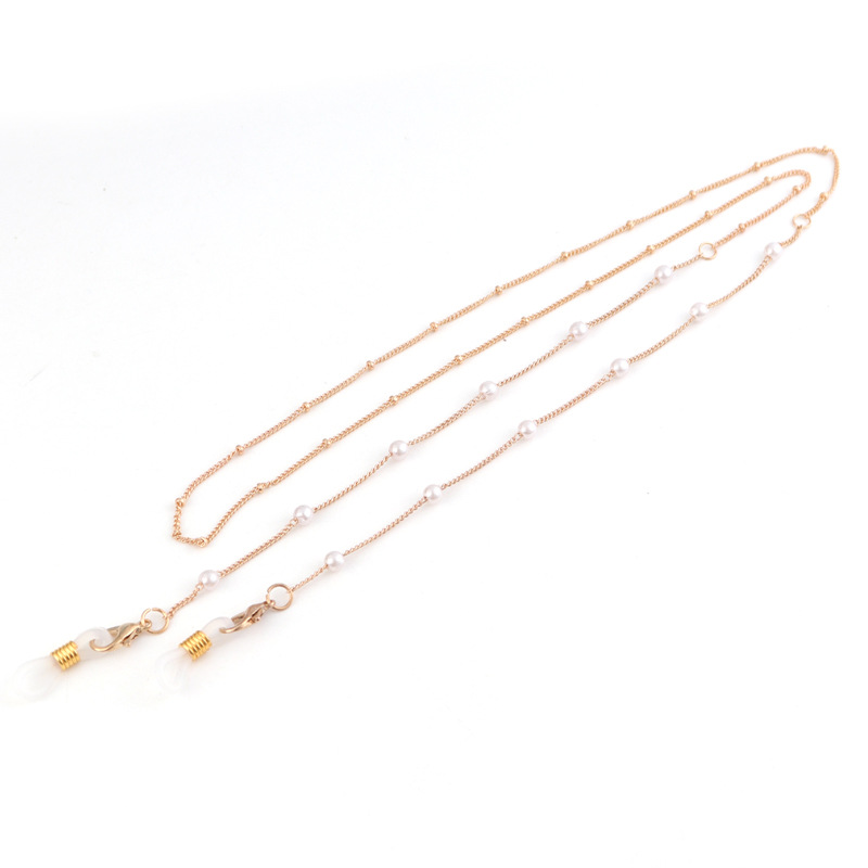 Dây chuỗi đeo giữ mắt kính gắn hạt ngọc trai giả thời trang nữ