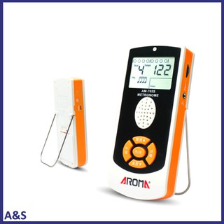 Máy đếm nhịp aroma am-705s điện tử 40-208 bpm điều khiển âm lượng cho guitar
