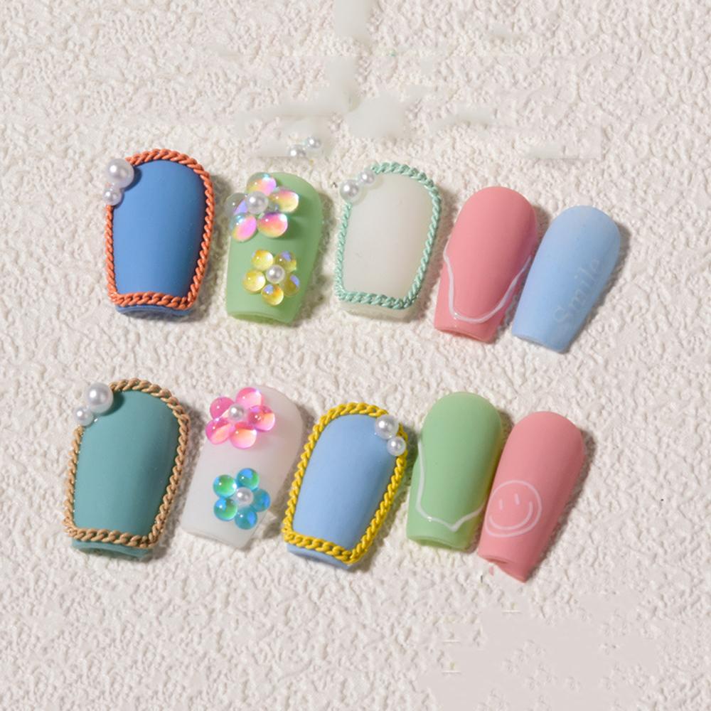 Hạt Nhựa Hình Hoa Hướng Dương Mặt Cười Hoạt Hình Trang Trí Móng Tay Nghệ Thuật