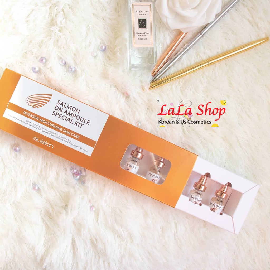 Full Set Tinh chất Tế bào gốc DNA Cá Hồi Suiskin Salmon DN Ampoule 28days