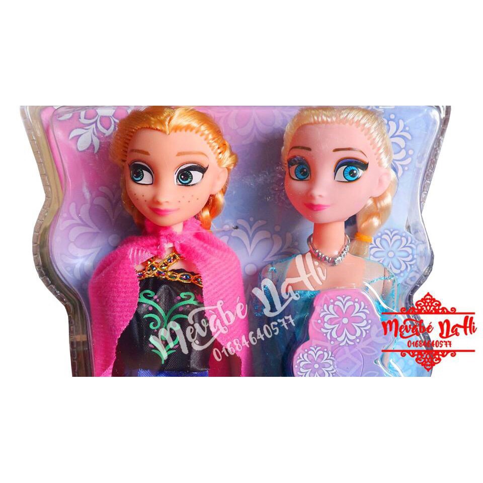 Búp bê Elsa & Anna hộp nhựa: Có khớp