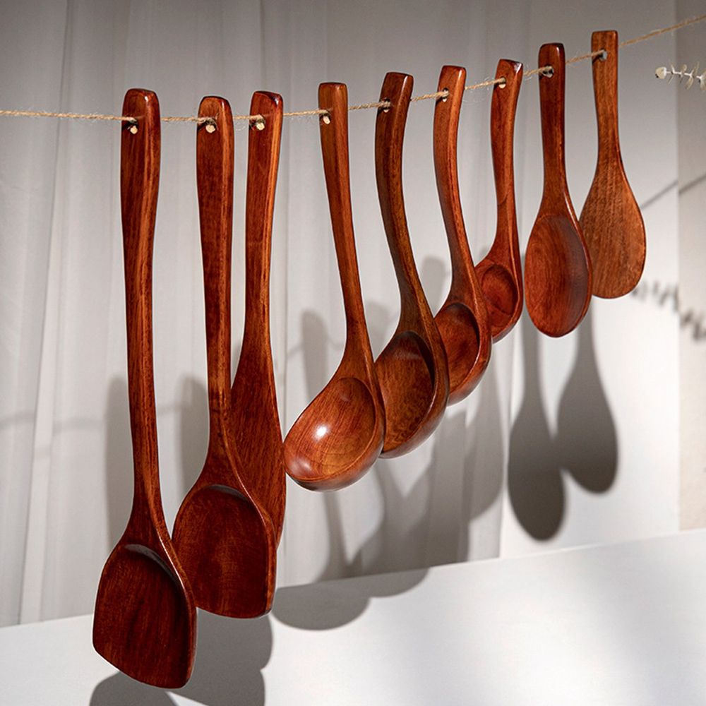 Vá Múc Cơm Bằng Gỗ Tự Nhiên Chống Dính Tiện Dụng Cho Nhà Bếp