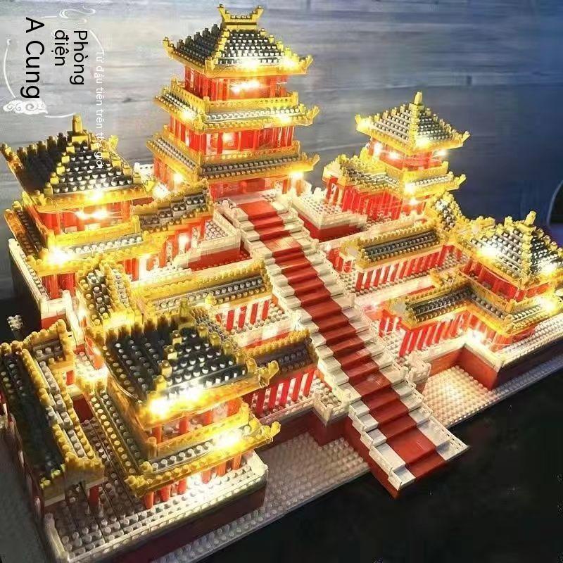 Lego Ngành kiến ​​​​trúc to lớn Khu nhà câu đố cậu bé cô gái đồ chơi trẻ em