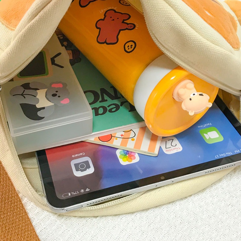 Túi Đeo Chéo Vai Hình Hamburger Dễ Thương Sáng Tạo Đa Năng Dành Cho Học Sinh Giá Đỡ