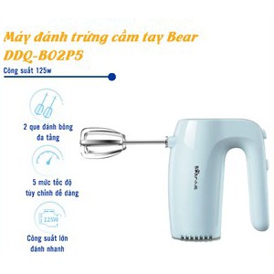 Máy đánh trứng cầm tay Bear DDQ-B02P5, bảo hành 12 tháng