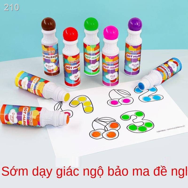Trẻ em nhỏ nét vẽ công cụ graffiti văn phòng phẩm bút lông màu mẫu giáo bộ tô dục sớm hộp quà