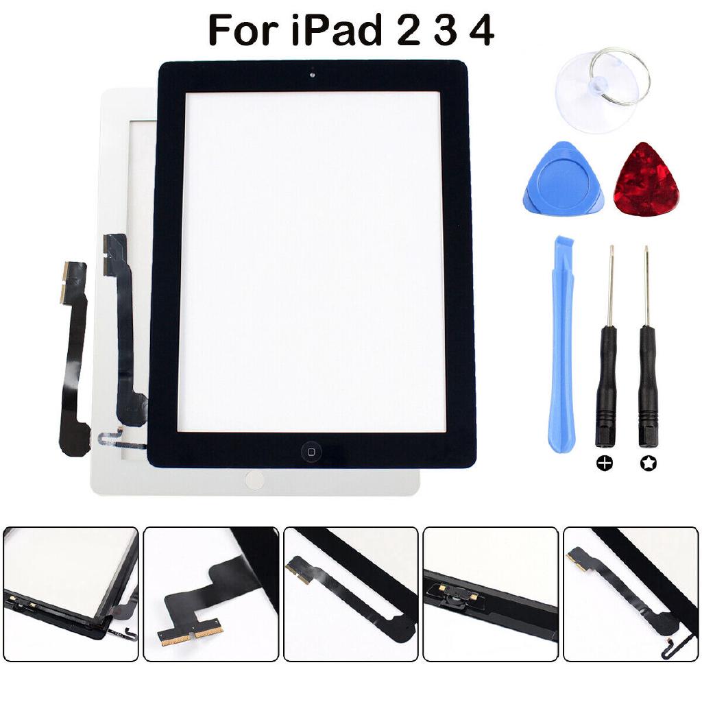 Màn hình cảm ứng kèm nút thay thế cho Apple iPad 4 / 3 / 2