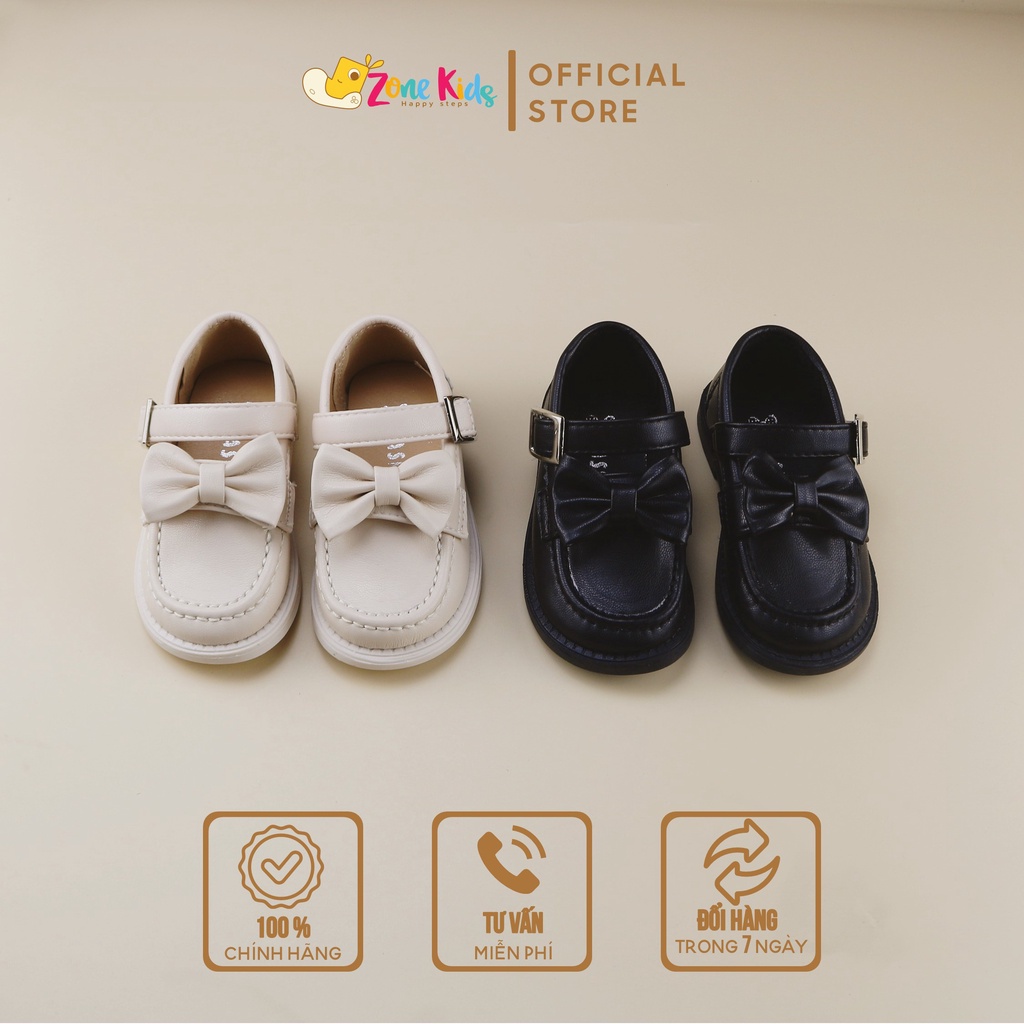 Giày búp bê đính nơ quai ngang cho bé gái Zonekids - B16