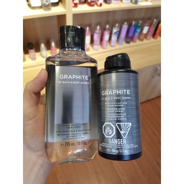 Sữa tắm nam & Xịt thơm body spray Bath & Body Works