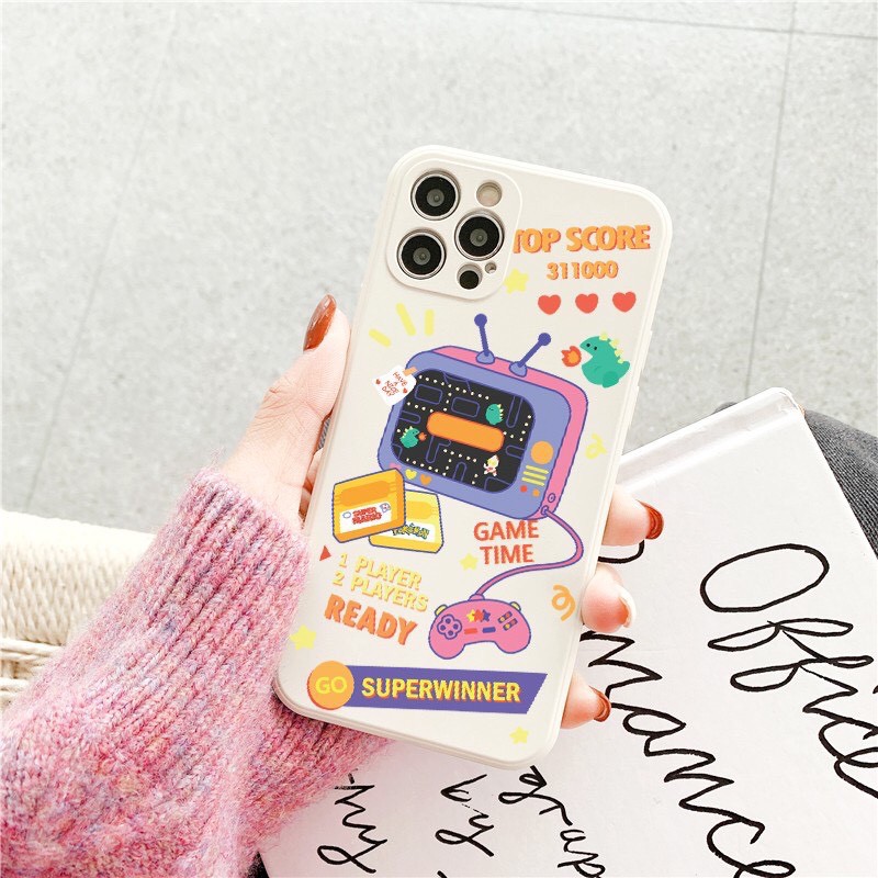 Ốp iphone - Ốp lưng iphone Top Score cạnh vuông BVC 7/7plus/8/8plus/x/xr/xs/11/12/pro/max/plus/promax[Tomax Shop]