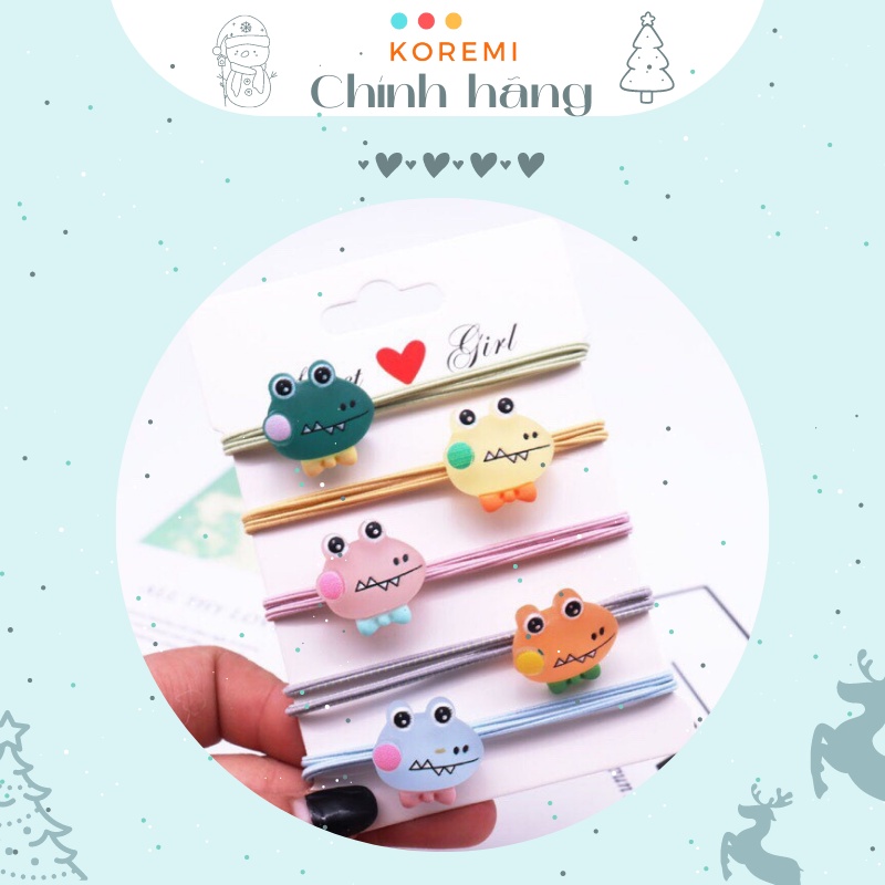 [GIÁ HUỶ DIỆT] Dây thun buộc tóc ếch xinh