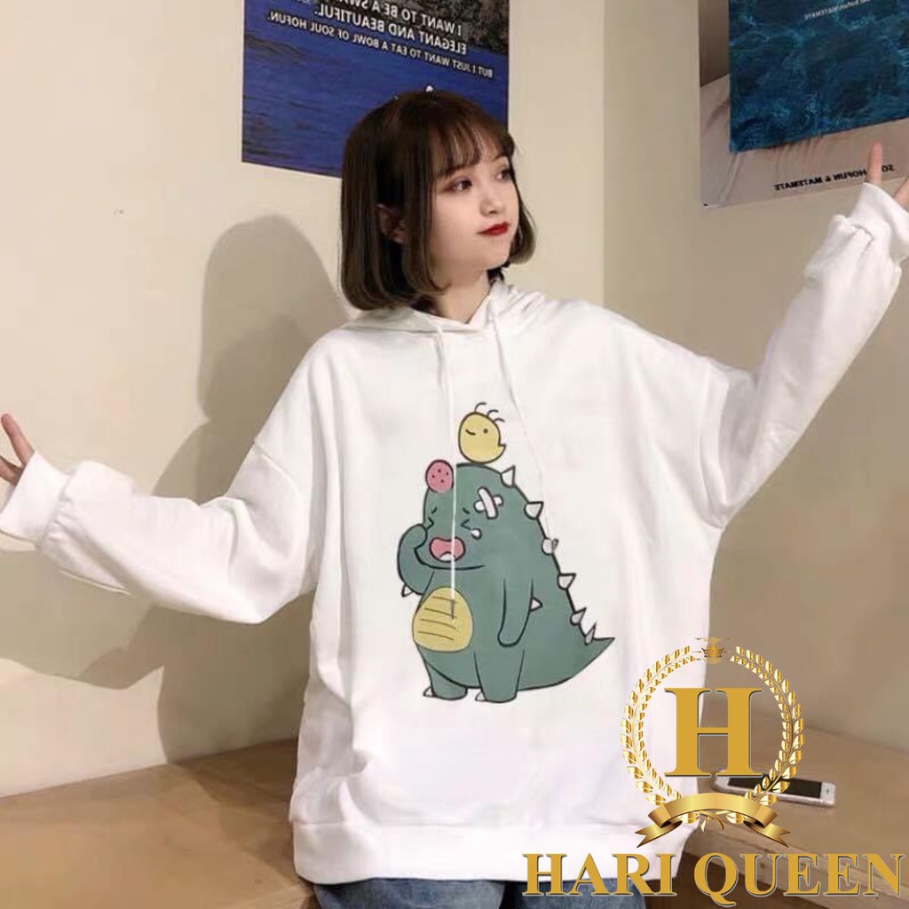 Áo hoodie khủng long khóc HARI1120