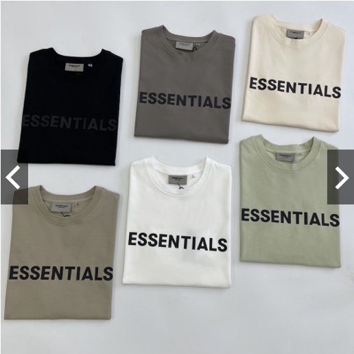 Áo thun tay lỡ Essentials in cao su , áo thun nam nữ tay lỡ. | BigBuy360 - bigbuy360.vn