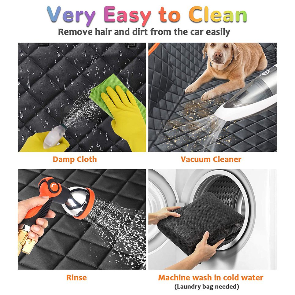 Car Seat Cover Waterproof Pet Dog Carrier Car Trunk Protector Hammock Carrier