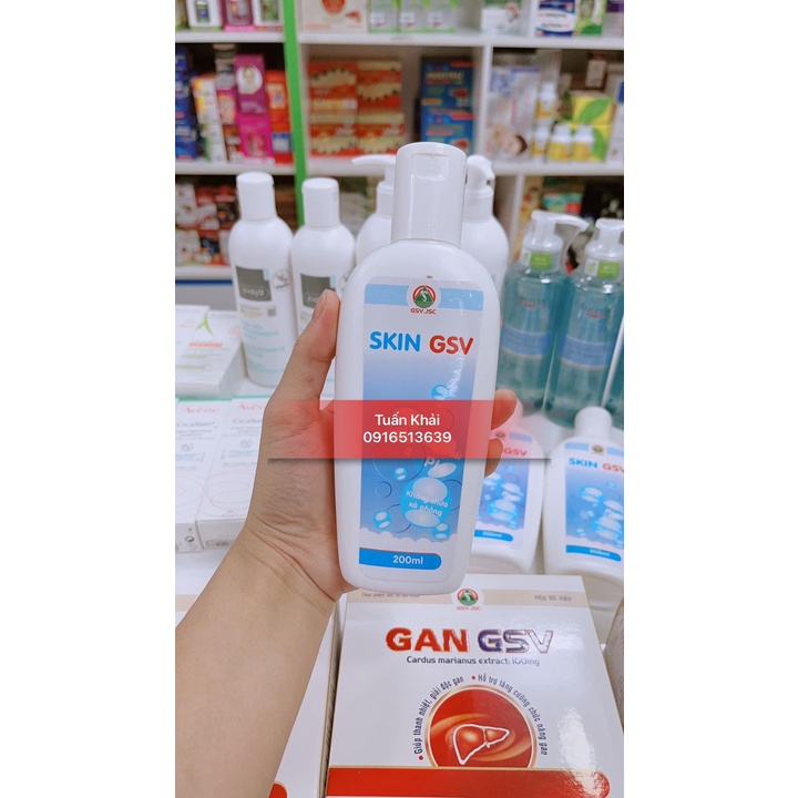 Sữa rửa mặt Skin GSV không chứa xà phòng 200ml