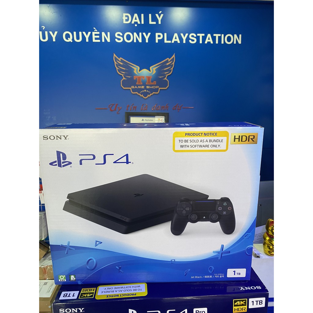 Bộ ps4 slim 1tb model chu-2218b 95% -bh hãng 6 tháng