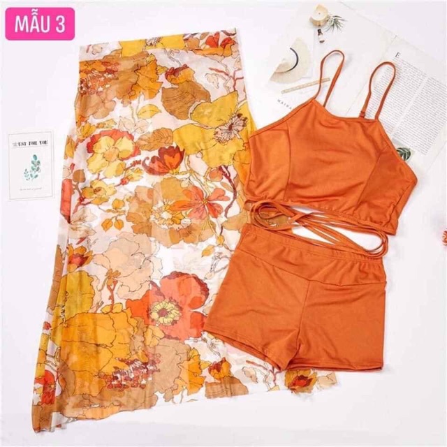 Combo 300k/1 set bikini kèm khăn choàng