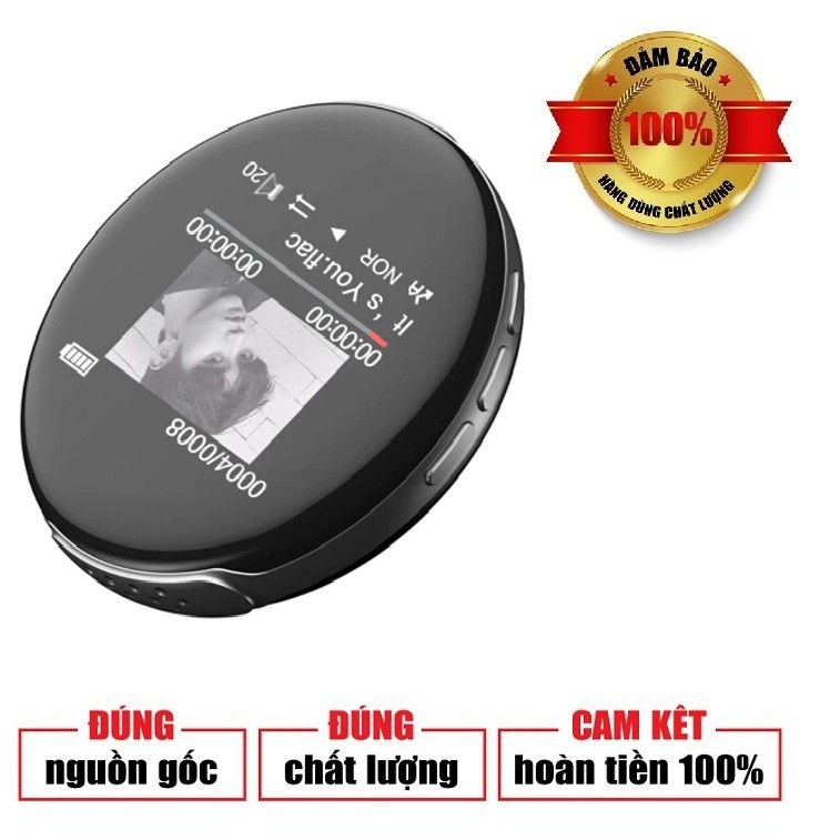 [HÀNG CHÍNH HÃNG] MÁY NGHE NHẠC BLUETOOTH RUIZU M1 BỘ NHỚ TRONG 8GB - MÁY NGHE NHẠC MP3 BLUETOOTH KHÔNG DÂY 8G