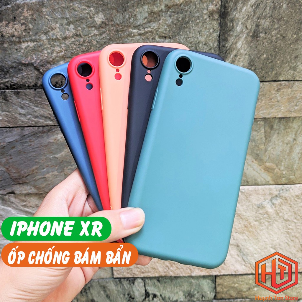 Ốp lưng Iphone XR dẻo CHỐNG BẨN nhiều màu