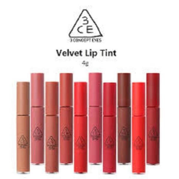 Son kem lì 3CE Velvet Lip Tint #Daffodil (Đỏ Thuần)
