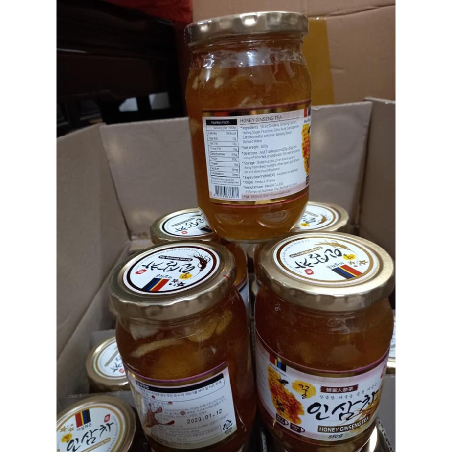 SIÊU KHUYẾN MẠI:  MẬT ONG SÂM HÀN QUỐC 580g