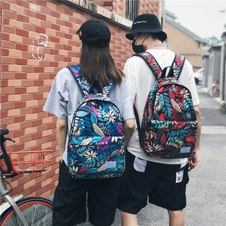 [SALE HOT] Balo Họa Tiết H&L Balo Vintage - thời trang hàng quốc - Cá tính nam nữ