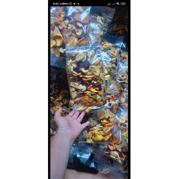 500g Hoa quả sấy thập cẩm, trái cây sấy vỡ